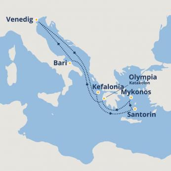 Costa Kreuzfahrten 7 e Griechische Inseln Mit Costa Luminosa